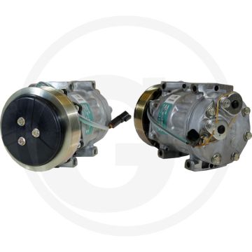 SANDEN Aircocompressor 24V R134a Poelie 132mm 8-groeven