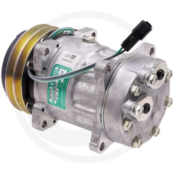 SANDEN airco 24V R134a Poelie Ø132mm 2-groefs