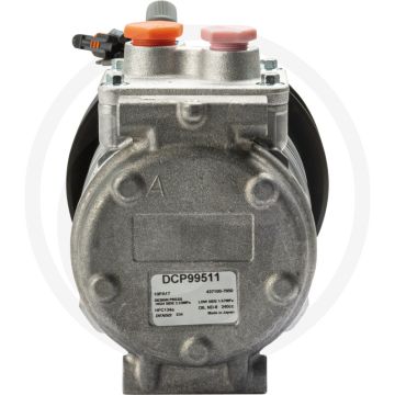 Denso Aircocompressor 24V R134a Poelie 140mm 8-groeven