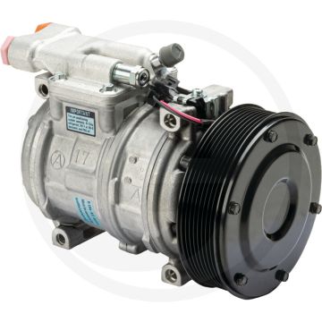 Denso Aircocompressor 24V R134a Poelie 140mm 8-groeven