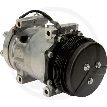 Aircocompressor 12V R134a PAG46 Poelie 119mm PV4 DM