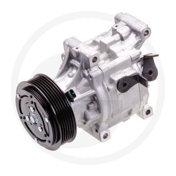 Denso Aircocompressor 12V R134a/R1234yf 6-groeven Magneetkoppeling