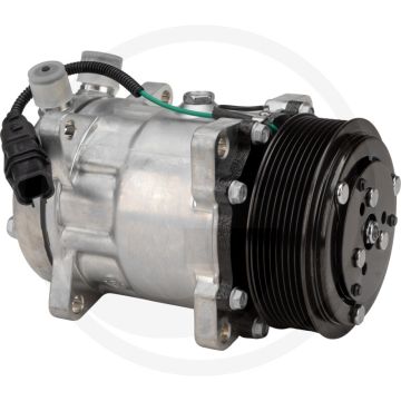 Aircocompressor 24V R134a PAG46 Poelie 119mm PV8
