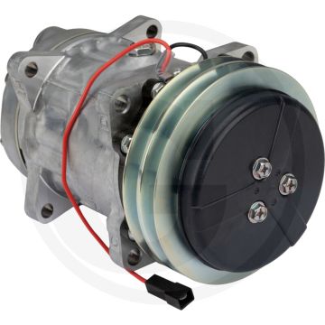 Klimakompressor 12V R134a Poelie Ø132mm 2 groeven