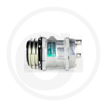SANDEN Aircocompressor 12V R134a 125mm 2-groefs pulley