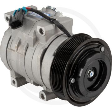 Airco 12V R134a compressor 172cm³ PV8 120mm poelie