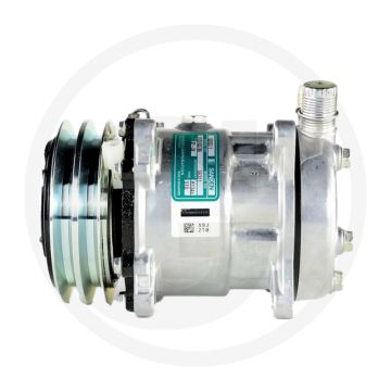 SANDEN Klimakompressor 12V R134a Ø125mm 2-groeven SD5H11
