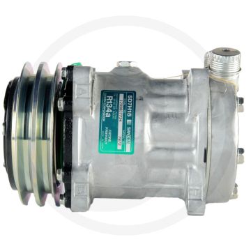 SANDEN Klimakompressor 24V R134a SD7H15 7872 Poelie 132mm 2-groeven