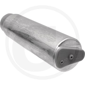 Filterdroger Kubota F/10 aansluiting, 254 mm lengte, aluminium
