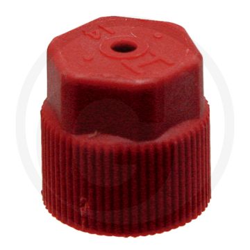 WAECO Afsluitkap (voor de service-aansluiting, kleur: rood voor de drukzijde)