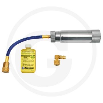 Navulpomp – met 60 ml contrastmiddelfles en R134a servicekoppeling