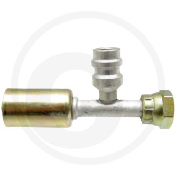 WAECO Koppeling 0° Aluminium 5/8"-18UNF Gr.6 (5/16") DN8