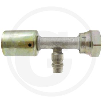 WAECO Koppeling 0° Aluminium 7/8"-14UNF-2B Gr.10 (1/2") DN13