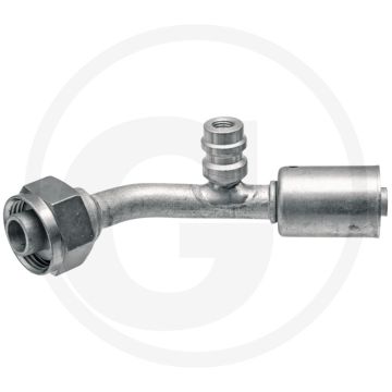 WAECO Koppeling 45° Aluminium Gr.8 DN10 1"-14UNS-2B