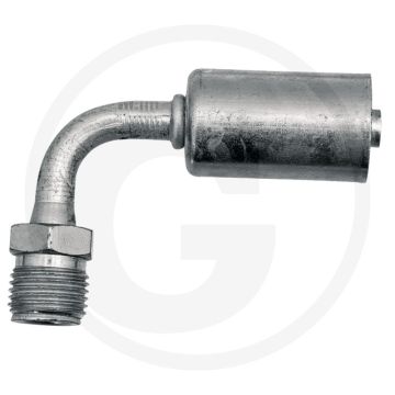 WAECO Koppeling 90° Gr.6 DN8 5/8"-18UNF Aluminium