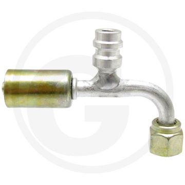 WAECO Koppeling 90° Aluminium Gr.6 (5/16") DN8 5/8"-18UNF