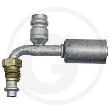 WAECO Koppeling 90° Gr.6 DN8 Aluminium 5/8"-18UNF