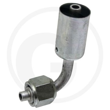 WAECO Koppeling 90° Gr.6 DN8 Aluminium 3/4"-16UNF