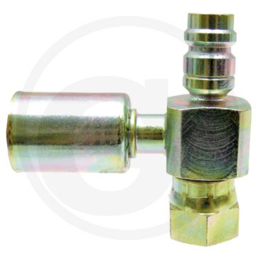 WAECO Koppeling 90° Aluminium 3/4"-16UNF Gr.8 DN10