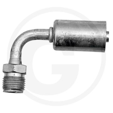 WAECO Koppeling 90° Aluminium 3/4"-16UNF Gr.8 DN10