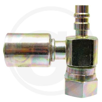 WAECO Koppeling 90° Aluminium 7/8"-14UNF Gr.10 (1/2") DN13