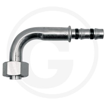 Manuli Koppeling 90° IG 7/8”-14-UNF 10 DN13 Gr.10 (1/2") F-aansluiting