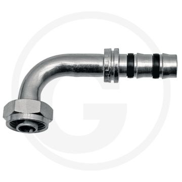 Manuli Koppeling 90° IG 1”-14-UNS 10 DN13 Gr.10 (1/2”) F-Aansluiting