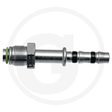 Manuli Rechte koppeling AG 5/8”-18-UNF 06 | Rechte koppeling maat 6 DN8, draad 5/8"-18-UNS-2A
