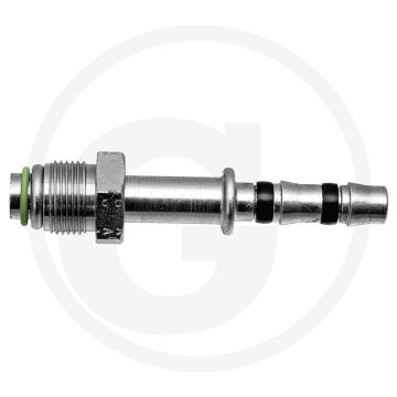 Manuli Rechte koppeling AG 3/4”-18-UNS 10 | Rechte koppeling maat 10 DN13, draad 7/8"-14-UNS-2A