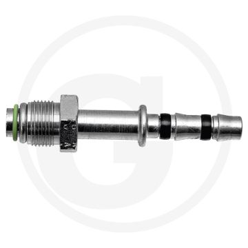 Manuli Rechte koppeling AG 7/8”-18-UNS 12 | Rechte koppeling DN16 Gr.12 M-aansluiting