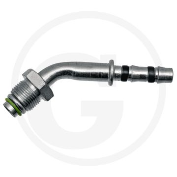 Manuli Koppeling 45° AG 3/4”-18-UNS 08 DN10 Gr.8 (13/32”)
