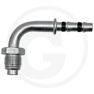 Manuli Koppeling 90° AG 5/8”-18-UNF 06 | M-aansluiting DN8 Gr.6 (5/16”)