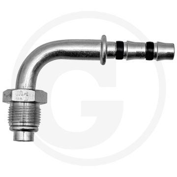 Manuli Koppeling 90° AG 7/8”-18-UNS 12 | Gr.12 DN16 | Aansluitwijze M