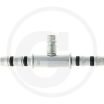 Manuli Rechte koppeling 12 12 met LPV – Gr.12 (5/8”) DN16, 124mm lengte