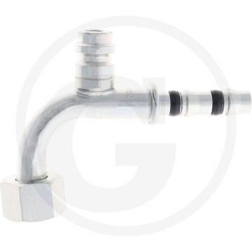 Manuli Koppeling 90° IG 5/8”-18-UNF 06 met HPV – DN8 Gr.6 F aansluiting