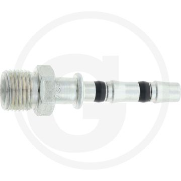 Manuli Rechte koppeling AG 7/8”-14-UNF 08 | Rechte koppeling DN10 Gr.8 (13/32")