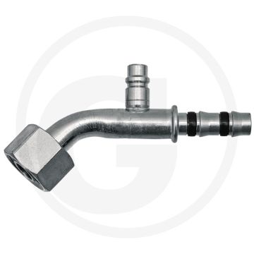 Manuli Koppeling 45° OR IG 1"-14-UNS 10 LPV – Gr.10 (1/2") DN13 F-aansluiting