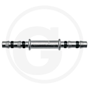 Manuli Rechte koppeling 06 08 – Rechte koppeling maat 6 DN8, lengte 120 mm