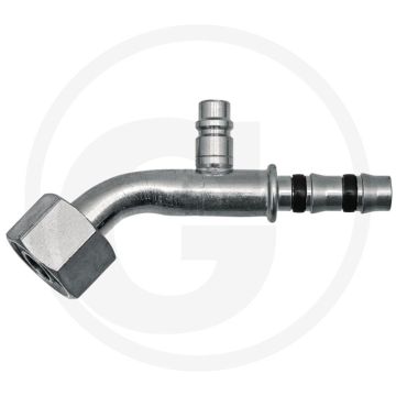 Manuli Koppeling 45° IG 7/8”-14-UNF 10 met LPV – DN16 Gr.12 Koppeling 45° F-aansluiting