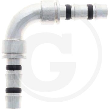 Manuli Koppeling 90° 12 12 L128 DN16 (5/8") Gr.12