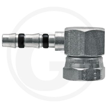 Manuli Koppel. 90° kort OR IG 1.1/16"-14-UNS 12 | Koppeling 90° DN16 Gr.12 (5/8")