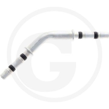 Manuli Koppeling 45° 06 06 – Gr.6 (5/16") DN8, lengte 113,5 mm