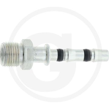Manuli Rechte koppeling AG 5/8”-18-UNF 08 | Rechte koppeling DN10 Gr.8 (13/32")
