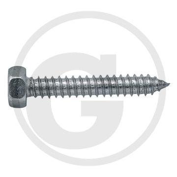 VPE250 zeskantbouten M3x16 DIN 7976 staal 4 gegalvaniseerd zeskantkop