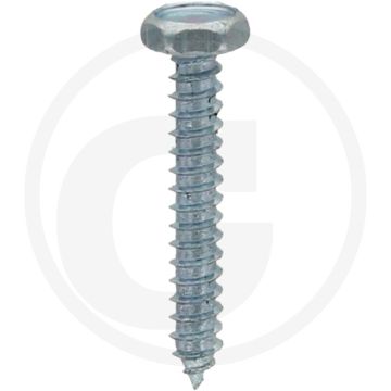 VPE250 zeskantbouten M3x25 DIN 7976 staal gegalvaniseerd 4.8 zeskantkop