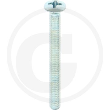Metaalschroef (bol) DIN 966 M4 x 40 staal 4.8 verzinkt kruiskop H