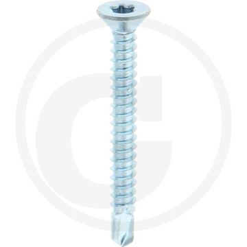 VPE500 zelfb. schroeven 4,2x38 DIN 7504 verzonken kop staal gegalvaniseerd T20