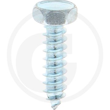 VPE250 zeskantbouten M4x16 DIN 7976 staal gegalvaniseerd kwaliteit 4