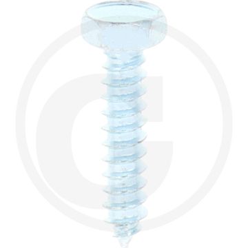 VPE250 zeskantbouten M4x19 DIN 7976 staal gegalvaniseerd 4.8 zeskantkop