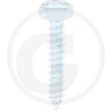 VPE250 zeskantbouten M4x22 DIN 7976 staal 4.8 gegalvaniseerd buitenzeskant
